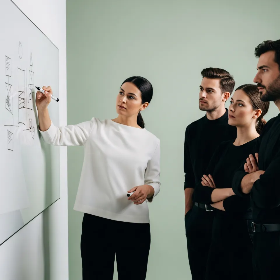Homem e mulher sorrindo